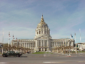 San Francisco City Hall as seen from Larkin Street