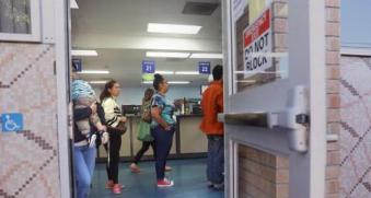 People in Line at DMV