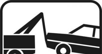 Car Being Towed