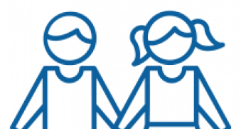 children holding hands