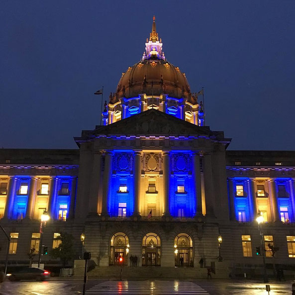 blue and gold day for friday