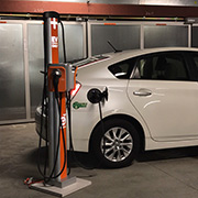 San Francisco electric vehicle charging station