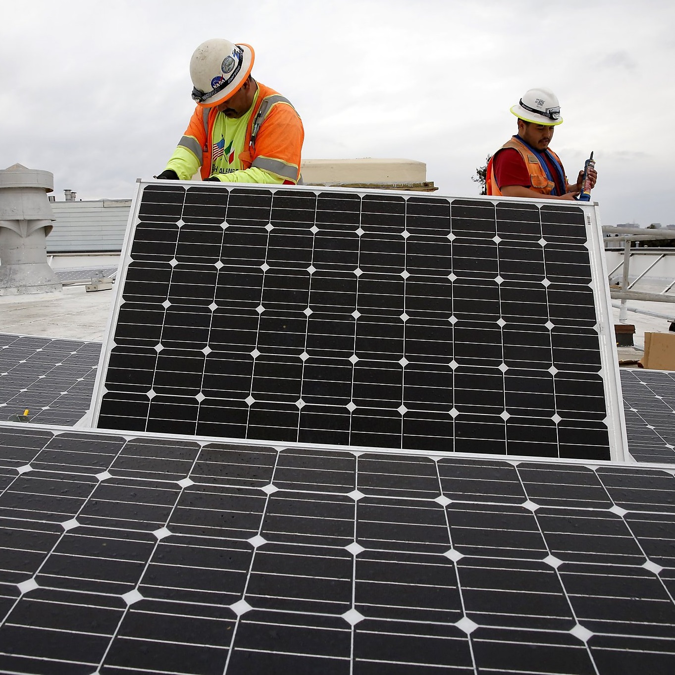 workers on roof