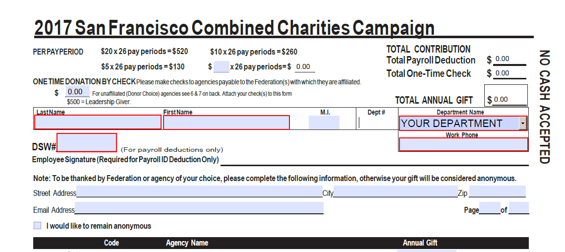 Pledge Form