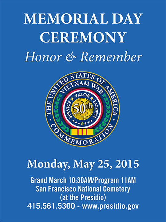 Memorial Day Ceremony honer and remember monday may 25th, 2015