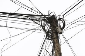 telephone wires