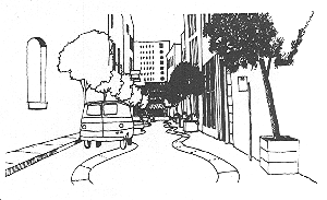 an alleyway