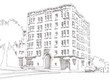 entrances should be set back from street-facing property