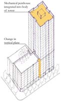 tower schematic orthagonal view