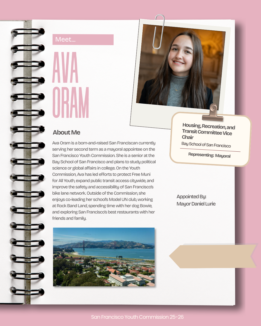 25-26 Citywide Commissioner Ava Oram