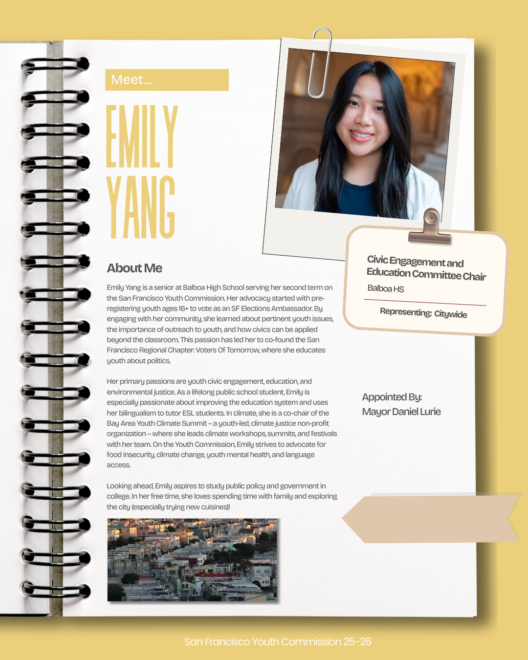 25-26 Citywide Commissioner Emily Yang