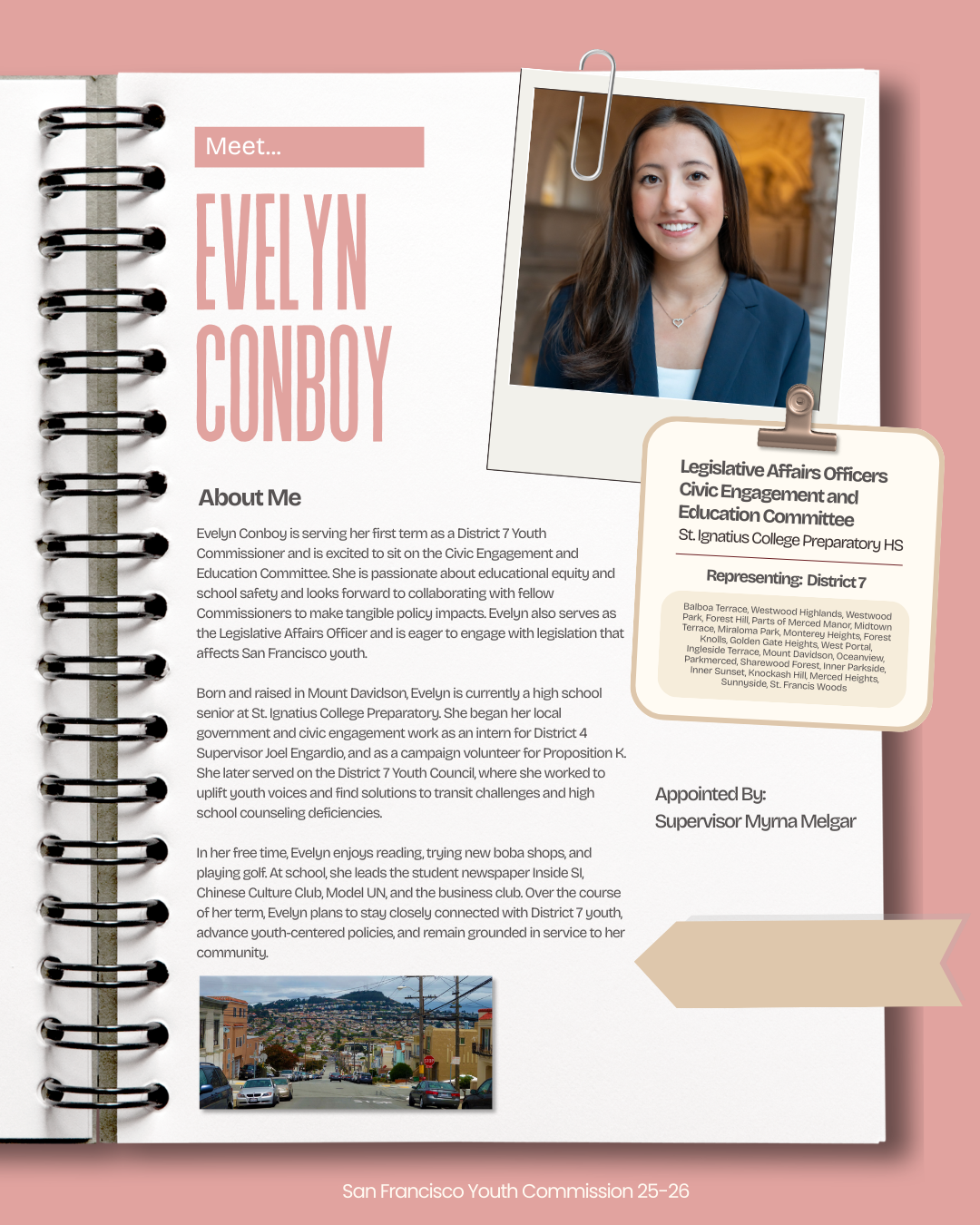 25-26 D7 Youth Commissioner Evelyn Conboy